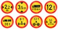 Regulatory Road Signs In Finland