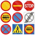 Regulatory Road Signs In Iceland