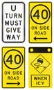 Regulatory Signs In Victoria - Australia