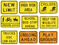 Regulatory Signs In Victoria - Australia