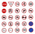 Regulatory traffic sign