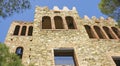 Rehabilitated medieval castle in Torre Baro, Barcelona