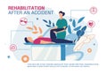 Rehabilitation after Accident Advertising Poster