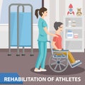 Rehabilitation for Paralyzed Athlete Advertisement