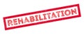 Rehabilitation rubber stamp Royalty Free Stock Photo