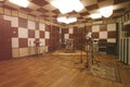 Rehearsal room - interior of recording studio