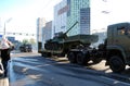 Rehearsal before Victory Day parade for May 9.