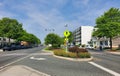 Rehoboth Beach, Delaware, U.S - June 18, 2023 - The view of the street, hotel and the stores on Rehoboth Avenue