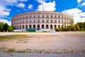 Reich Kongresshalle congress hall and the documentation center on former Nazi party rally grounds in Nuremberg