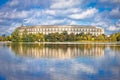 Reich Kongresshalle oor congress hall and the documentation center on former Nazi party rally grounds in Nuremberg Royalty Free Stock Photo