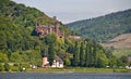 Reichenstein castle in famous rhine valley