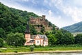The Reichenstein Castle on the Rhine Royalty Free Stock Photo