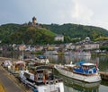 Reichsburg Castle high above the medieval Village of Cochem on the Mosel River