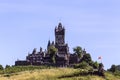 REICHSBURG COCHEM. THE CASTLE HIGH ABOVE THE MOSELLE.