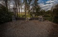 War Graves memorial with the names of the fallen soldiers in Reichshof Germany. Monuments to the fallen soldiers of the First and