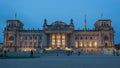 Reichstag Berlin at night