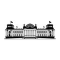 Reichstag Building berlin Royalty Free Stock Photo