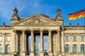 Reichstag building of German parliament Bundestag in Berlin, Germany. Royalty Free Stock Photo