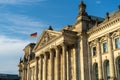 Reichstag building of German parliament Bundestag in Berlin, Germany Royalty Free Stock Photo