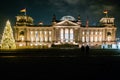 Reichstag building, seat of the German Parliament Deutscher Bundestag in Berlin, Germany Royalty Free Stock Photo