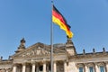 Reichstag building, seat of the German Parliament. Berlin, Germany Royalty Free Stock Photo