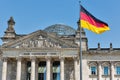 Reichstag building, seat of the German Parliament. Berlin, Germany Royalty Free Stock Photo