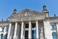 Reichstag building, seat of the German Parliament. Berlin, Germany Royalty Free Stock Photo