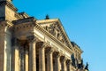 Reichstag building, seat of the German Parliament in Berlin, Germany Royalty Free Stock Photo