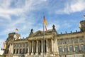 Reichstag building, seat of the German Parliament Deutscher Bundestag, in Berlin, Germany Royalty Free Stock Photo