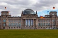 Reichstag building, seat of the German Parliament Deutscher Bundestag in Berlin, Germany Royalty Free Stock Photo