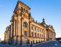 Reichstag Building, West facade, Berlin, Germany Royalty Free Stock Photo