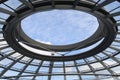 Reichstag dome in berlin Royalty Free Stock Photo