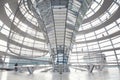 Reichstag Dome, Berlin modern achitecture Royalty Free Stock Photo