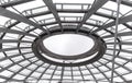 Reichstag dome in German parliament Bundestag, Berlin, Germany Royalty Free Stock Photo