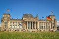 Berlin, Germany - The Reichstag German Parliament Building in Berlin on a Sunny Summer Day