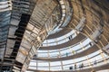 Reichstag glass dome of the Parliament in Berlin (Bundestag) Royalty Free Stock Photo