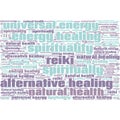 Reiki Alternative Healing Spirituality Text Abstract Background Illustrations