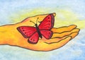 Reiki Butterfly in Hand (2008)