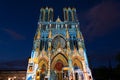 Reims cathedral Royalty Free Stock Photo