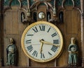 REIMS FRANCE 2018 AUG: clock of the cathedral of reims. It is the seat of the Archdiocese of Reims, where the kings of France were