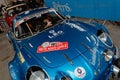 Blue Alpine-Renault in Reims Royalty Free Stock Photo
