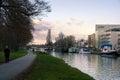 Barges in Rheims, France