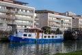 Barges in Rheims, France