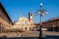 Reinassance Ducale square in Vigevano, near Milan, Italy