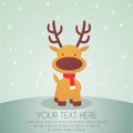 Reindeer cartoon Royalty Free Stock Photo