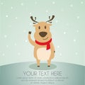 Reindeer cartoon Royalty Free Stock Photo