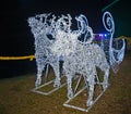 Reindeer created with light emitting diodes