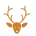 Reindeer Isolated Vector icon that can be easily modified or edited Royalty Free Stock Photo