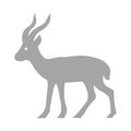 Reindeer Isolated Vector icon that can be easily modified or edited Royalty Free Stock Photo