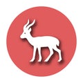 Reindeer Isolated Vector icon that can be easily modified or edited Royalty Free Stock Photo